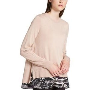 DKNY | Beige Purple Layer Sweater-K10
